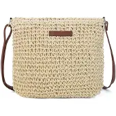 Merkloos Omgoods – Handgewebte Stroh-Tasche für Damen, im Boho-Stil