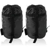 Merkloos Omgoods – Kompressionsbeutel – 2 Stück – Nylon-Schlafsack-Kompressionsbeutel