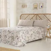 OEM Bettwäsche-Set 4-tlg. 180x190/200 cm Baumwollsatin beige