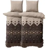 Merkloos Omgoods – Premium-Bettwäsche-Set, 135 x 200 cm – 4-teilig mit Kissenbezügen