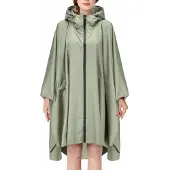 Merkloos Solidchoice – Leichte Damenregenjacke mit Kapuze