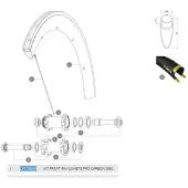 Mavic Comete Pro Carbon Disc Vorderradfelge