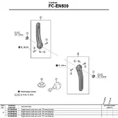 Shimano Rechte Kurbel FC-EN500 175 mm