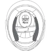 AGV X101 Wangenpolster