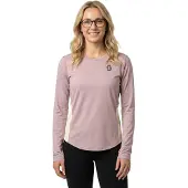 SCOTT Tee W's Endurance Tech LS bliss pink/cotton white (8221) S