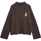 Armedangels ICONIC ŠBOUCLÉ-STRICKPULLOVER | Bio-Woll Mix (recycelt) - braun (XS)