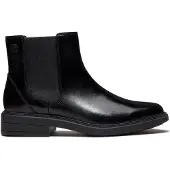 Timberland Damen Stormbucks Mid Chelsea-Boot Black Vollnarbenleder-Schuhgröße 41