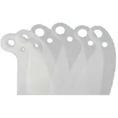 Shark Race-r Tear-off 5 Einheiten Durchsichtig Durchsichtig One Size