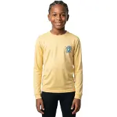 Salty Crew Surf Shark Boys LS Sunshirt light orange (LTORNGE) XL