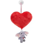 Nici Plüschherz Mit Elefanten 15 Cm 10 Cm