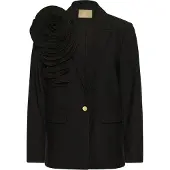 Culture Blusenblazer "Damen Blazer CUyala", Damen, Gr. 40, schwarz, Blazer Blusenblazer