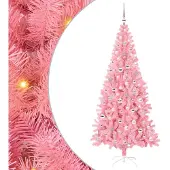 vidaXL Weihnachtsbaum Rosa 240 cm PVC