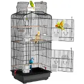 Vevor Vogelkäfig, 457 x 355 x 925 mm, Vogelhaus für Sittiche, Finken, Kanarienvö