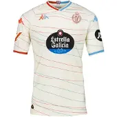 Kappa Unisex Kombat Away Valladolid Fußballtrikot, weiß, L