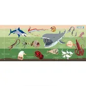 Oceanarium Deep Sea Creatures M Handtuch