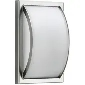 ALBERT LEUCHTEN Außenwandleuchte Piegare, Edelstahl, Glas, E27