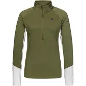 Schöffel Longsleeve SCHÖFFEL "Longsleeve Style Safoon WMS", Damen, Gr. 42, 6875, grün, Oberstoff: 89% Polyester, 11% Elasthan, V-Ausschnitt, Shirts Longsleeve