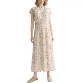 Scotch & Soda Ufu01183t Kurzarm Midi-kleid