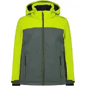 CMP - Boy's Jacket Snaps Hood Twill - Skijacke Gr 110 bunt