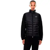 Emporio Armani für Damen. 7W000472_AF12477 Faltbare gepolsterte Weste Core schwarz (L), Lässig, Polyamid