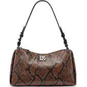 DKNY für Damen. R63DME54 Braune Remy-Tasche (OSFA), Lässig, Tierdruck, Polyurethan