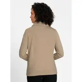 Inspirationen Sweatshirt , Damen, Gr. 42, grün (beige, eucalyptus, bedruckt), 100% Baumwolle, bedruckt, gemustert, mehrfarbig, Sweatshirts Sweatshirt