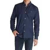 Pepe Jeans für Herren. PM3090016C2 Hemd Classic Slim navy (XS), Lässig, Baumwolle, Langarm, Marine