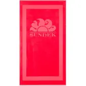 Sundek Jacquard Terry Logo And Frame Handtuch