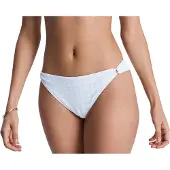 Roxy Badehose "Island Cheeky", Damen, Gr. XL, weiß (coconut milk), Obermaterial: 87% Nylon, 13% Elasthan., Badehosen Badehose