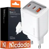 Mcdodo Schnellladegerät, Netzteil, Adapter, 3x USB-C PD, USB, 67W, Weiß