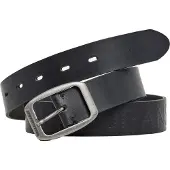 Pepe Jeans für Herren. PM0200008 Gürtel Derek schwarz (95 cm), Lässig, Leder