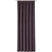 Wirth Vorhang "Trondheim B", lila (beere), B:132cm H:195cm, Chenille, Polyacryl, Gardinen, Vorhang, nach Maß
