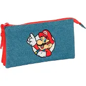 Safta Super Mario Federmä ppchen, 3-fach