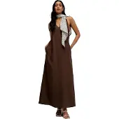 Salsa Jeans 21012160 ärmelloses Langes Kleid