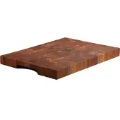 Kesper Tranchierbrett "Schneidebrett, Akazie, Stirnholz FSC", braun (natur), B:44cm H:4,5cm L:32cm, Akazienholz, Schneidebretter, Tranchierbrett, mit Griffmulden