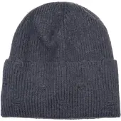 StyleBREAKER Strickmütze "Strickmütze mit Rippenmuster und Rissen", Herren, blau (jeansblau), 100% Polyacryl PAN., Modisch, Mützen Strickmütze