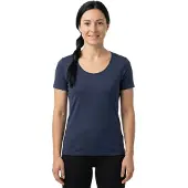Loeffler Women Shirt Short Sleeve Merino Light 130 dark blue (495) 46