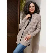 Witt Strickjacke "Long-Strickjacke Longstrickjacke mit Taschen", Damen, Gr. 40, sesam, Modisch, Strickjacken Strickjacke