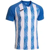 Joma Inter V Kurzarm-t-shirt Blau 12-14 Years Jungen Blau 12-14 Years