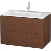 Duravit Waschtischunterbau L-CUBE 820x481x550mm amerikanisch nussbaum