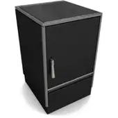 Glutos Küchenherd HH 02 S | schwarz| Scharnier rechts | 5,5 kW