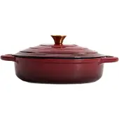 Homla Topf ANDREAS kastanienbraun flach ombre, 28cm 2,5 l