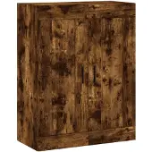 vidaXL Wandschrank Räuchereiche 69,5x34x90 cm Holzwerkstoff
