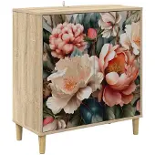 vidaXL Sideboard BORNE Sonoma 69 x 33 x 75 cm Holzwerkstoff