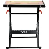 YATO Klappbarer Schweißtisch 66x59x83cm Stahlblech YT-08950
