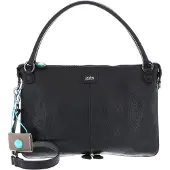 Gabs Leder Schultertasche Umhängetasche Edgy Shoulder Bag Nero schwarz