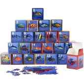 Sonstiges Adventskalender 24 Mini-Puzzles Fische 1000 Teile