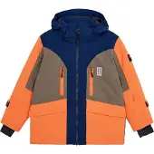 Lego Wear - Isolierte und wasserdichte Skijacke - Jian 713 Jacket Orange - Kindergröße 134 cm