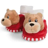 Nici Babyschuhe mit Rassel FC BAYERN Bär Berni