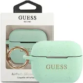 GUESS GUACAPSILGLGN AirPods Pro Hülle grün/grün Silikonglitzer